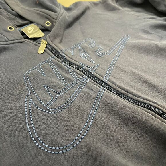 Nike Men's Navy and Blue Jacket - Picture 4 of 4